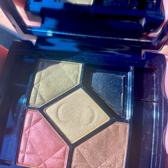 Dior 5 Color Eye Shadow Palette *RARE* # 673 Earth Tones. 4 Shadows, Swatched - Picture 5 of 7